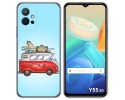 Funda Silicona para Vivo Y55 5G diseño Furgoneta Dibujos