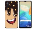 Funda Silicona para Vivo Y55 5G diseño Helado Chocolate Dibujos