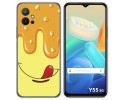 Funda Silicona para Vivo Y55 5G diseño Helado Vainilla Dibujos