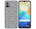 Funda Silicona para Vivo Y55 5G diseño Letras Dibujos