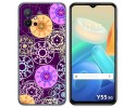 Funda Silicona para Vivo Y55 5G diseño Radial Dibujos