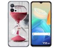 Funda Silicona para Vivo Y55 5G diseño Reloj Dibujos