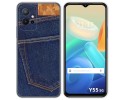 Funda Silicona para Vivo Y55 5G diseño Vaquero Dibujos