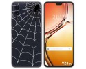 Funda Silicona Transparente para Vivo V23 5G diseño Araña Dibujos