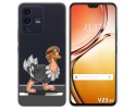 Funda Silicona Transparente para Vivo V23 5G diseño Avestruz Dibujos