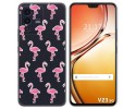 Funda Silicona Transparente para Vivo V23 5G diseño Flamenco Dibujos