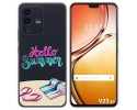 Funda Silicona Transparente para Vivo V23 5G diseño Summer Dibujos