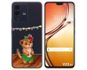 Funda Silicona Transparente para Vivo V23 5G diseño Suricata Dibujos
