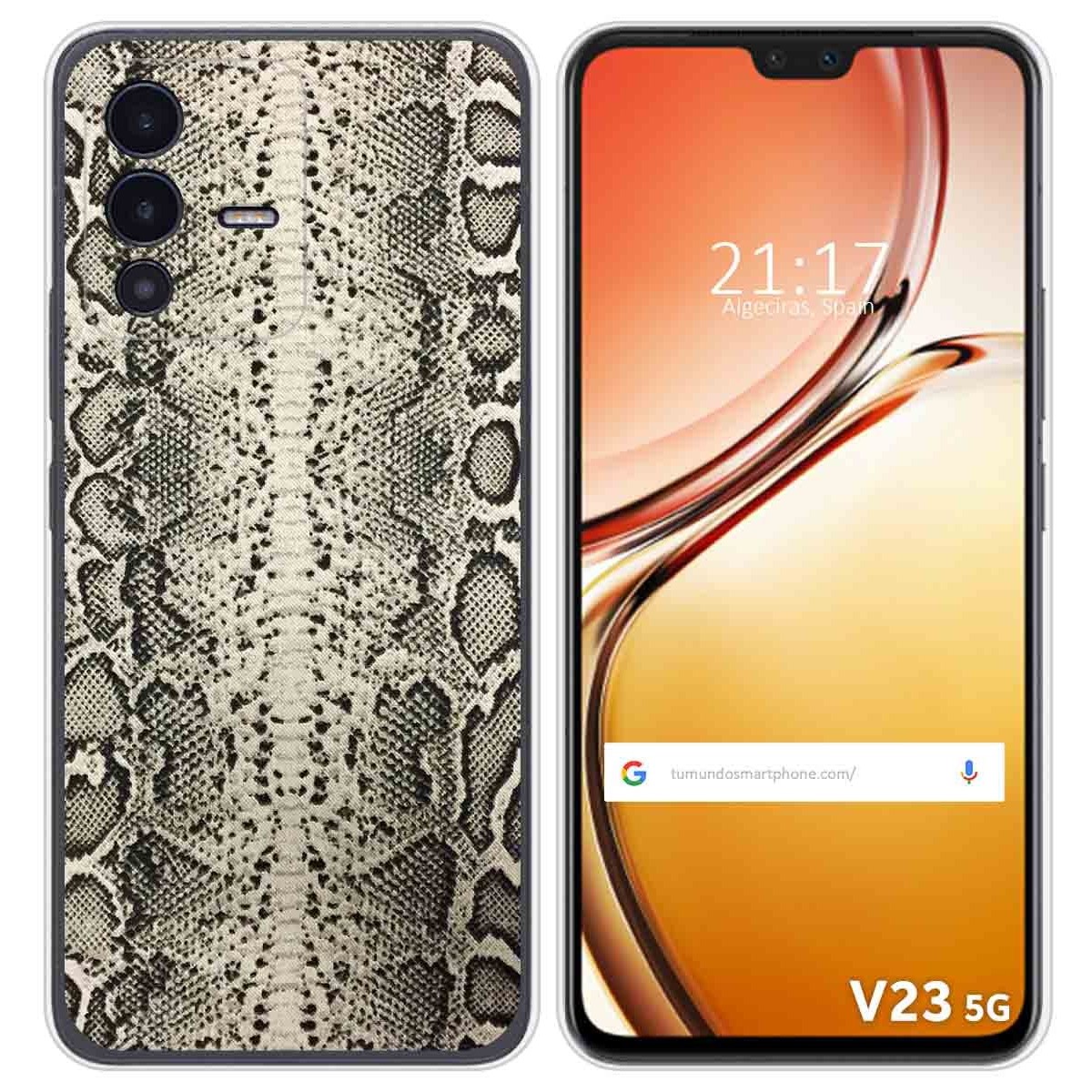Funda Silicona para Vivo V23 5G diseño Animal 01 Dibujos