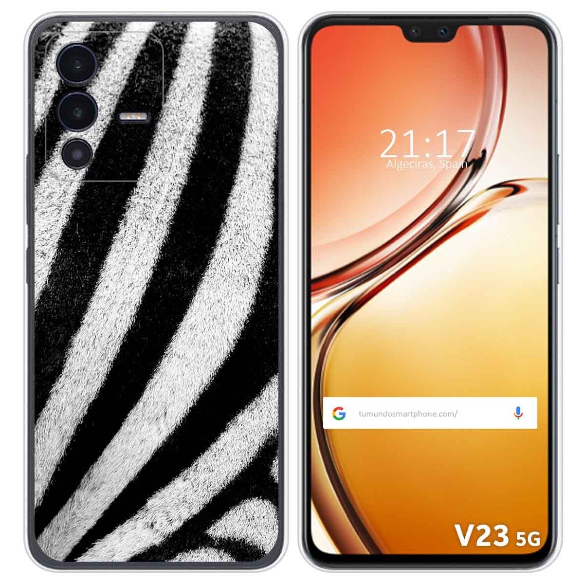Funda Silicona para Vivo V23 5G diseño Animal 02 Dibujos