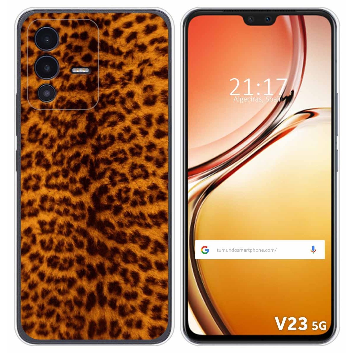 Funda Silicona para Vivo V23 5G diseño Animal 03 Dibujos