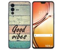 Funda Silicona para Vivo V23 5G diseño Madera 01 Dibujos
