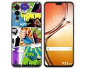 Funda Silicona para Vivo V23 5G diseño Comic Dibujos