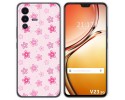 Funda Silicona para Vivo V23 5G diseño Flores Dibujos