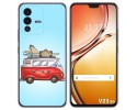 Funda Silicona para Vivo V23 5G diseño Furgoneta Dibujos