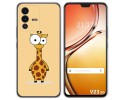 Funda Silicona para Vivo V23 5G diseño Jirafa Dibujos