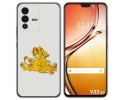 Funda Silicona para Vivo V23 5G diseño Leones Dibujos