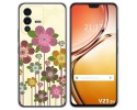 Funda Silicona para Vivo V23 5G diseño Primavera En Flor Dibujos