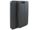 Funda Soporte Piel Negra para Huawei Honor 9 Flip Libro