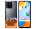 Funda Silicona Transparente para Xiaomi Redmi 10C diseño Bufalo Dibujos