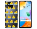 Funda Silicona Transparente para Xiaomi Redmi 10C diseño Pato Dibujos