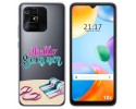 Funda Silicona Transparente para Xiaomi Redmi 10C diseño Summer Dibujos