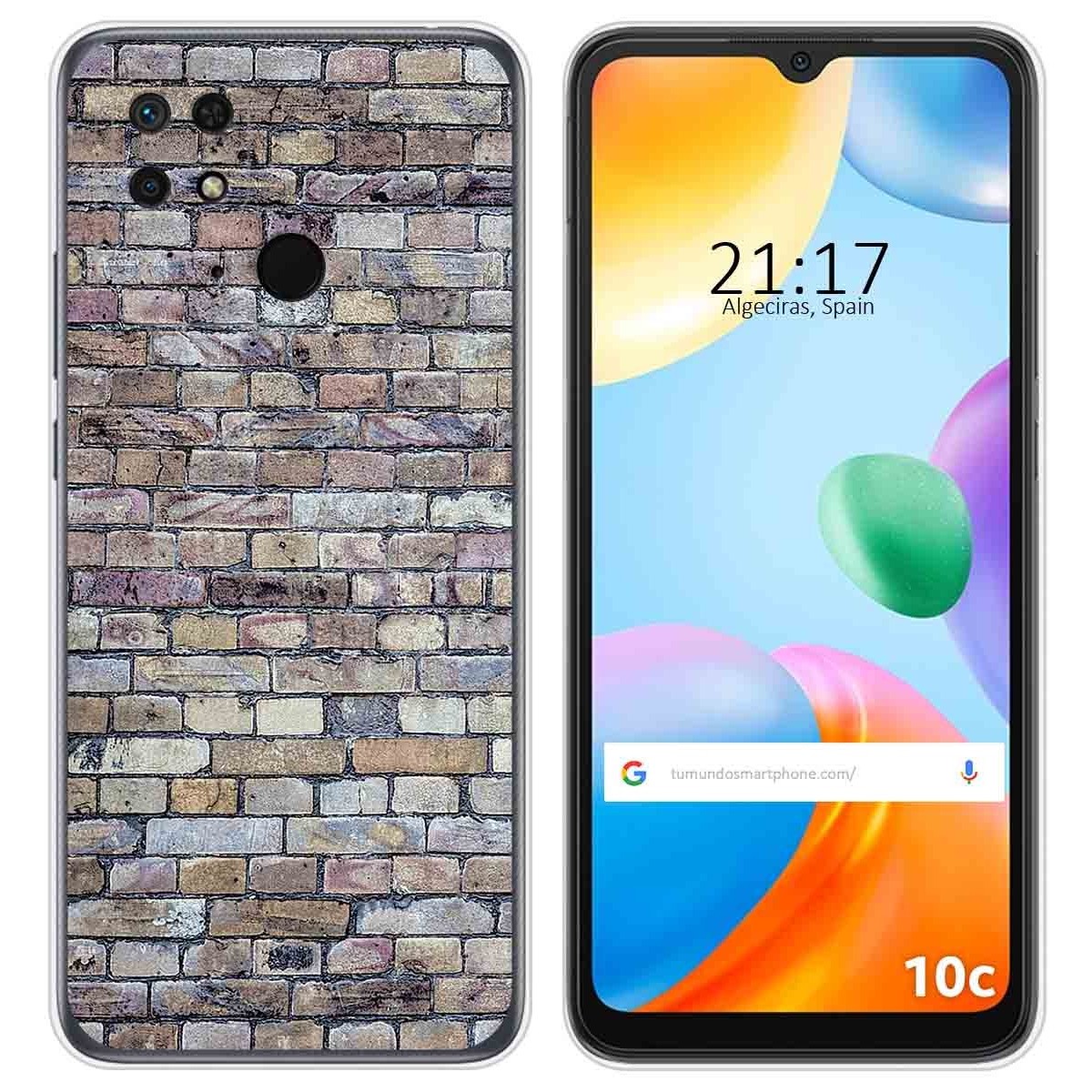 Funda Silicona para Xiaomi Redmi 10C diseño Ladrillo 02 Dibujos