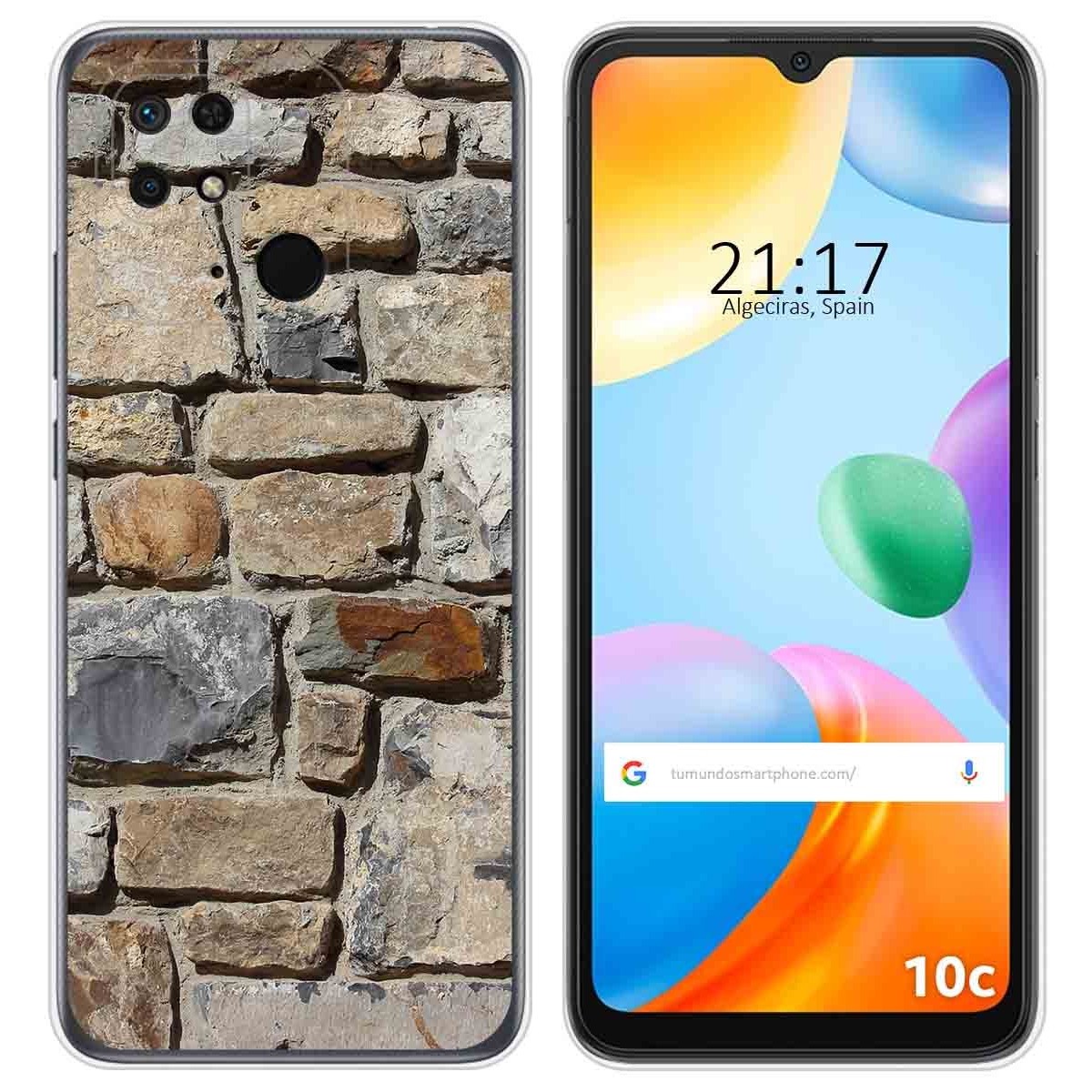 Funda Silicona para Xiaomi Redmi 10C diseño Ladrillo 03 Dibujos