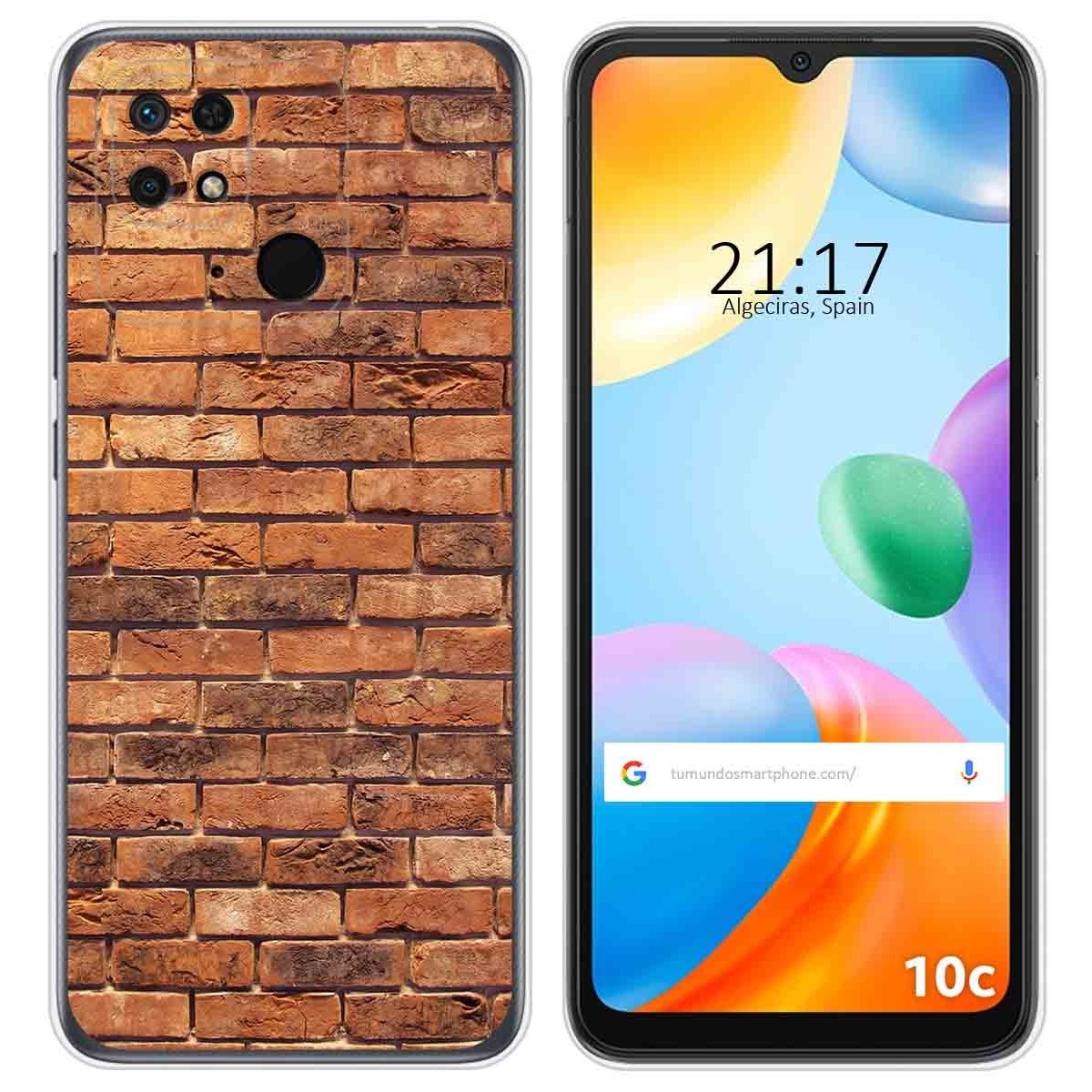 Funda Silicona para Xiaomi Redmi 10C diseño Ladrillo 04 Dibujos