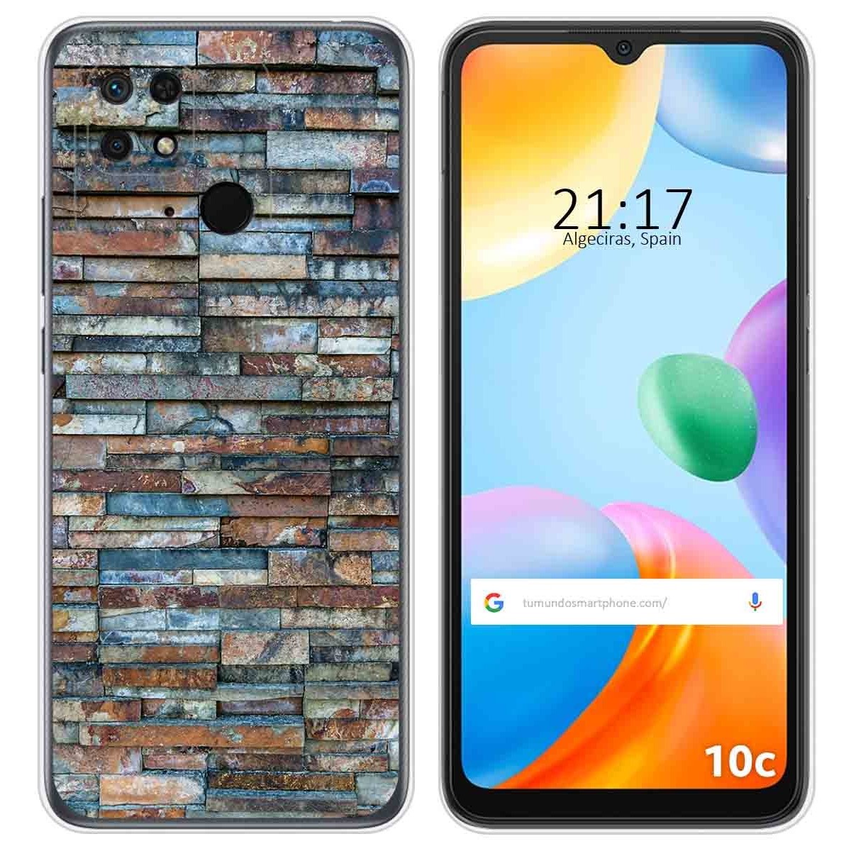 Funda Silicona para Xiaomi Redmi 10C diseño Ladrillo 05 Dibujos