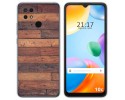Funda Silicona para Xiaomi Redmi 10C diseño Madera 03 Dibujos