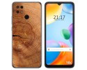 Funda Silicona para Xiaomi Redmi 10C diseño Madera 04 Dibujos