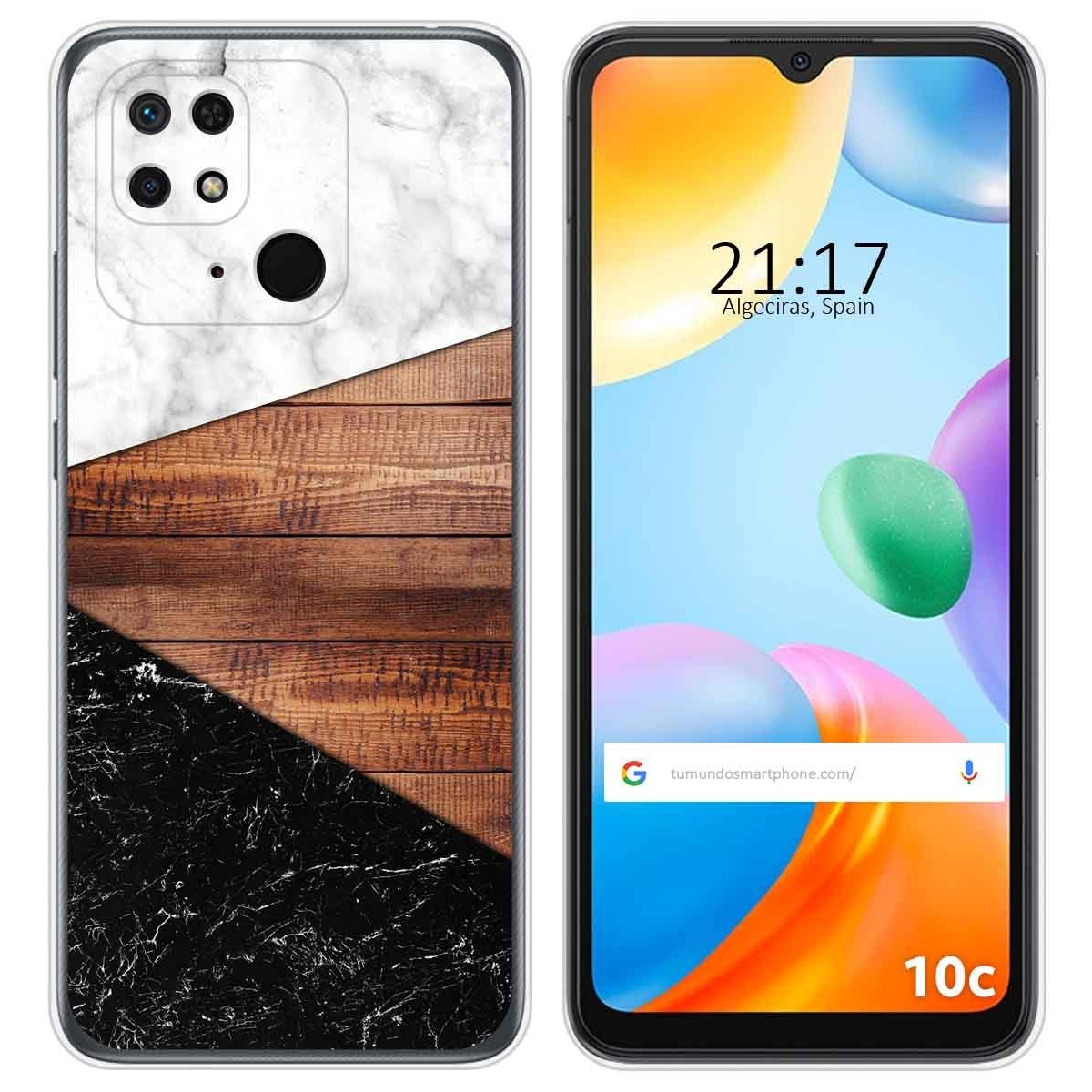 Funda Silicona para Xiaomi Redmi 10C diseño Mármol 11 Dibujos