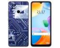 Funda Silicona para Xiaomi Redmi 10C diseño Circuito Dibujos