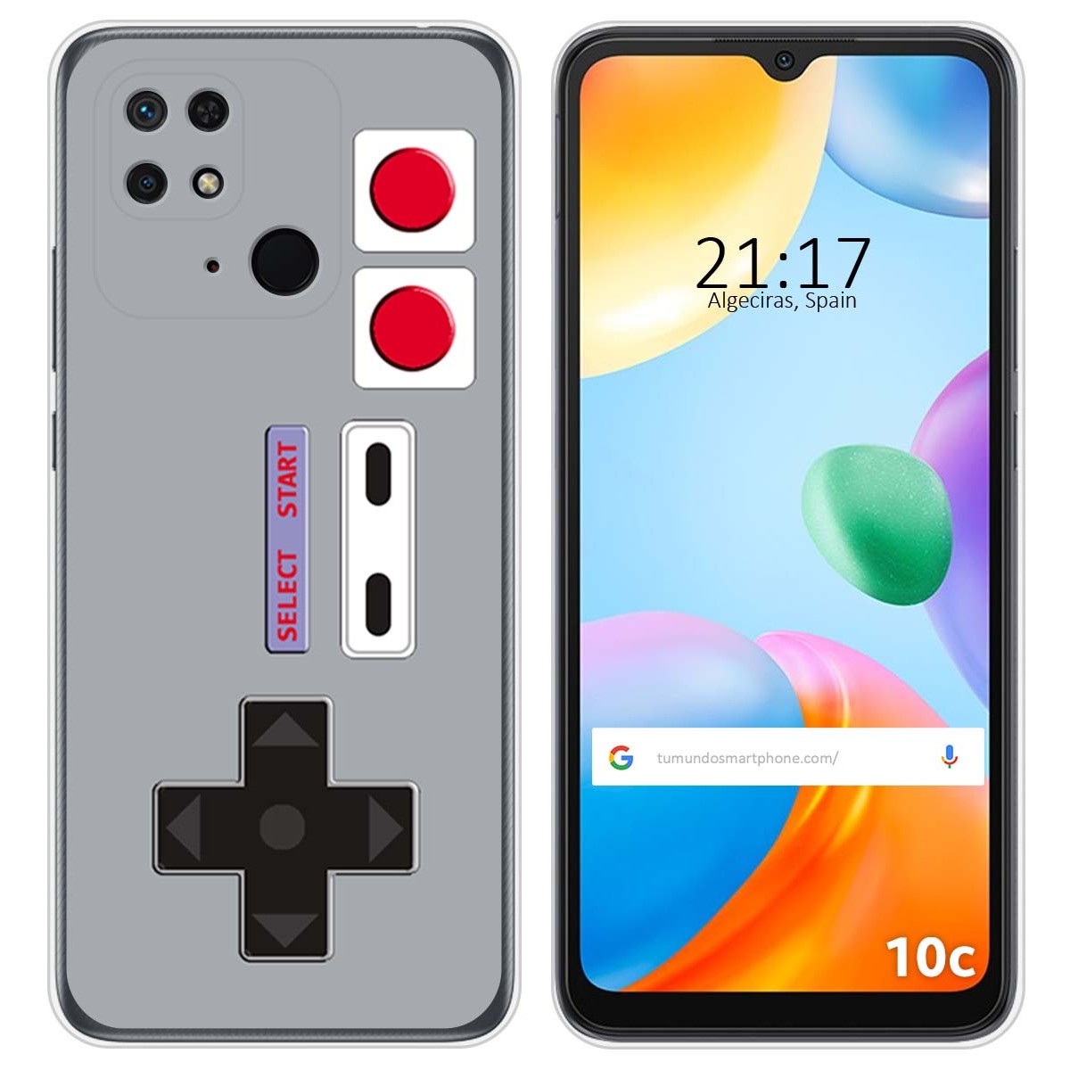 Funda Silicona para Xiaomi Redmi 10C diseño Consola Dibujos