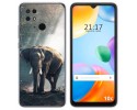 Funda Silicona para Xiaomi Redmi 10C diseño Elefante Dibujos