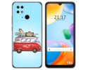 Funda Silicona para Xiaomi Redmi 10C diseño Furgoneta Dibujos
