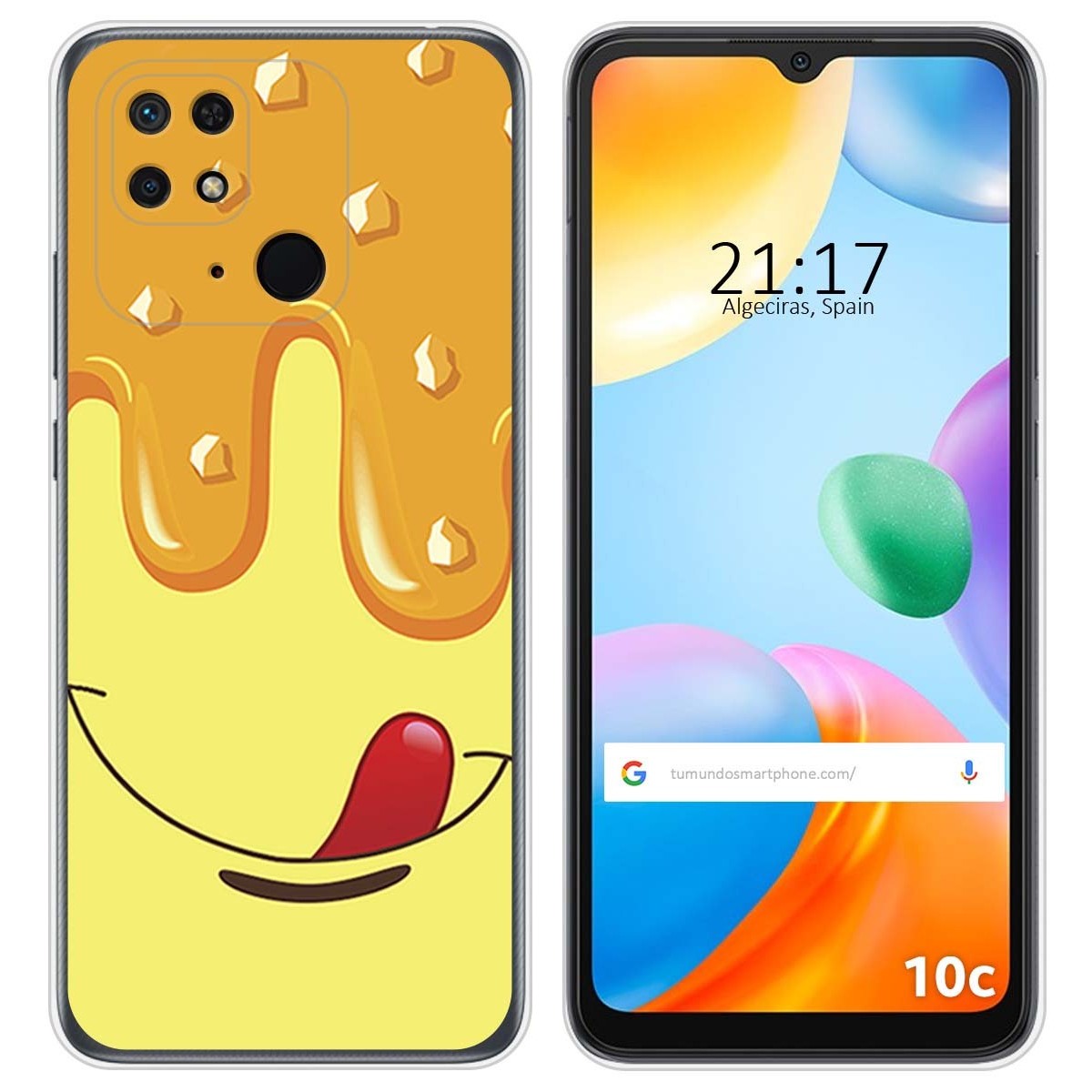 Funda Silicona para Xiaomi Redmi 10C diseño Helado Vainilla Dibujos