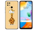 Funda Silicona para Xiaomi Redmi 10C diseño Jirafa Dibujos