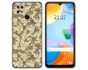 Funda Silicona para Xiaomi Redmi 10C diseño Sand Camuflaje Dibujos
