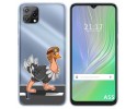 Funda Silicona Transparente para Blackview A55 diseño Avestruz Dibujos