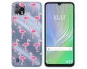 Funda Silicona Transparente para Blackview A55 diseño Flamenco Dibujos