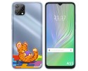 Funda Silicona Transparente para Blackview A55 diseño Leopardo Dibujos