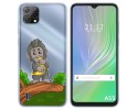 Funda Silicona Transparente para Blackview A55 diseño Mono Dibujos