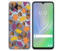 Funda Silicona Transparente para Blackview A55 diseño Otoño Dibujos