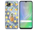 Funda Silicona Transparente para Blackview A55 diseño Piña Dibujos