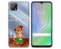 Funda Silicona Transparente para Blackview A55 diseño Suricata Dibujos