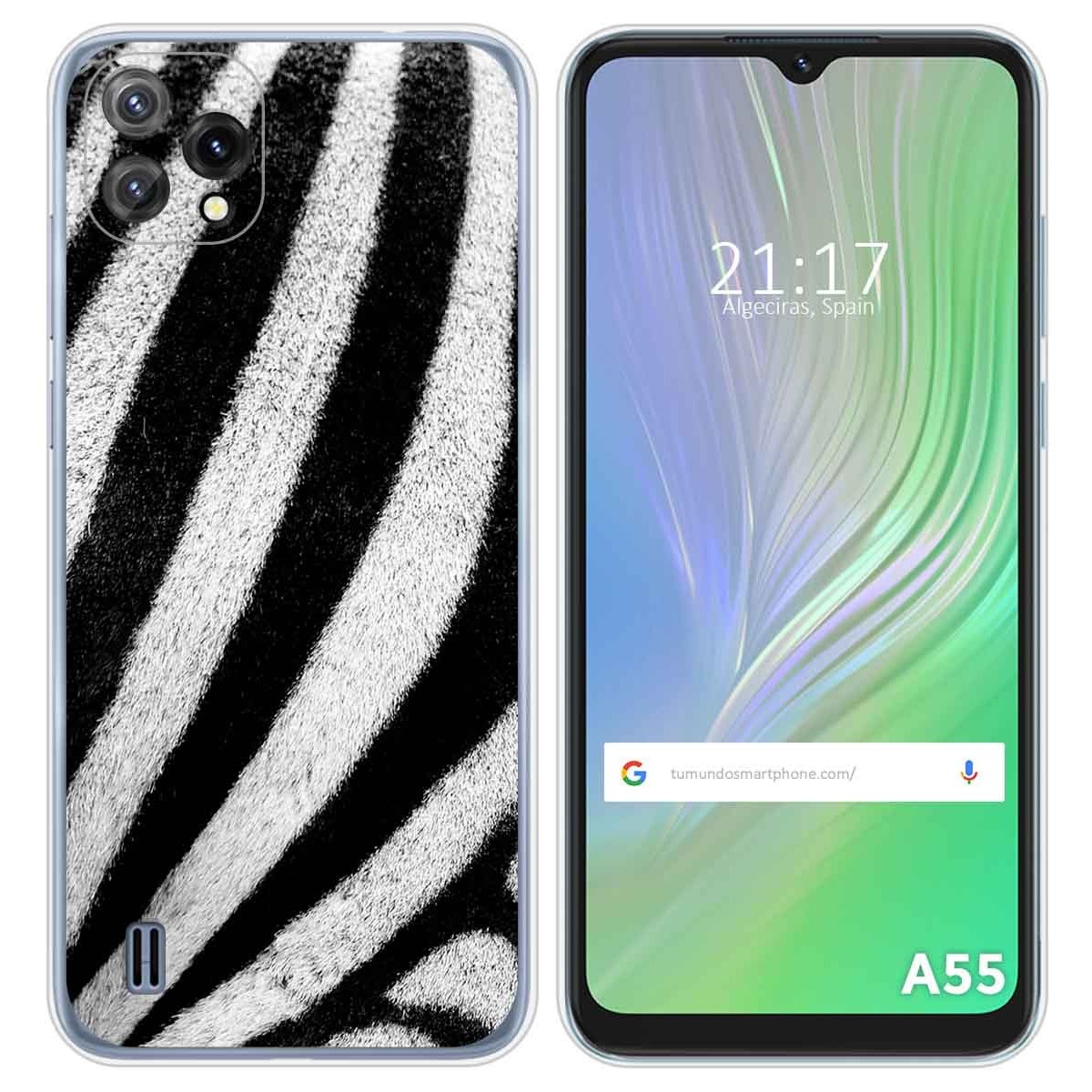 Funda Silicona para Blackview A55 diseño Animal 02 Dibujos