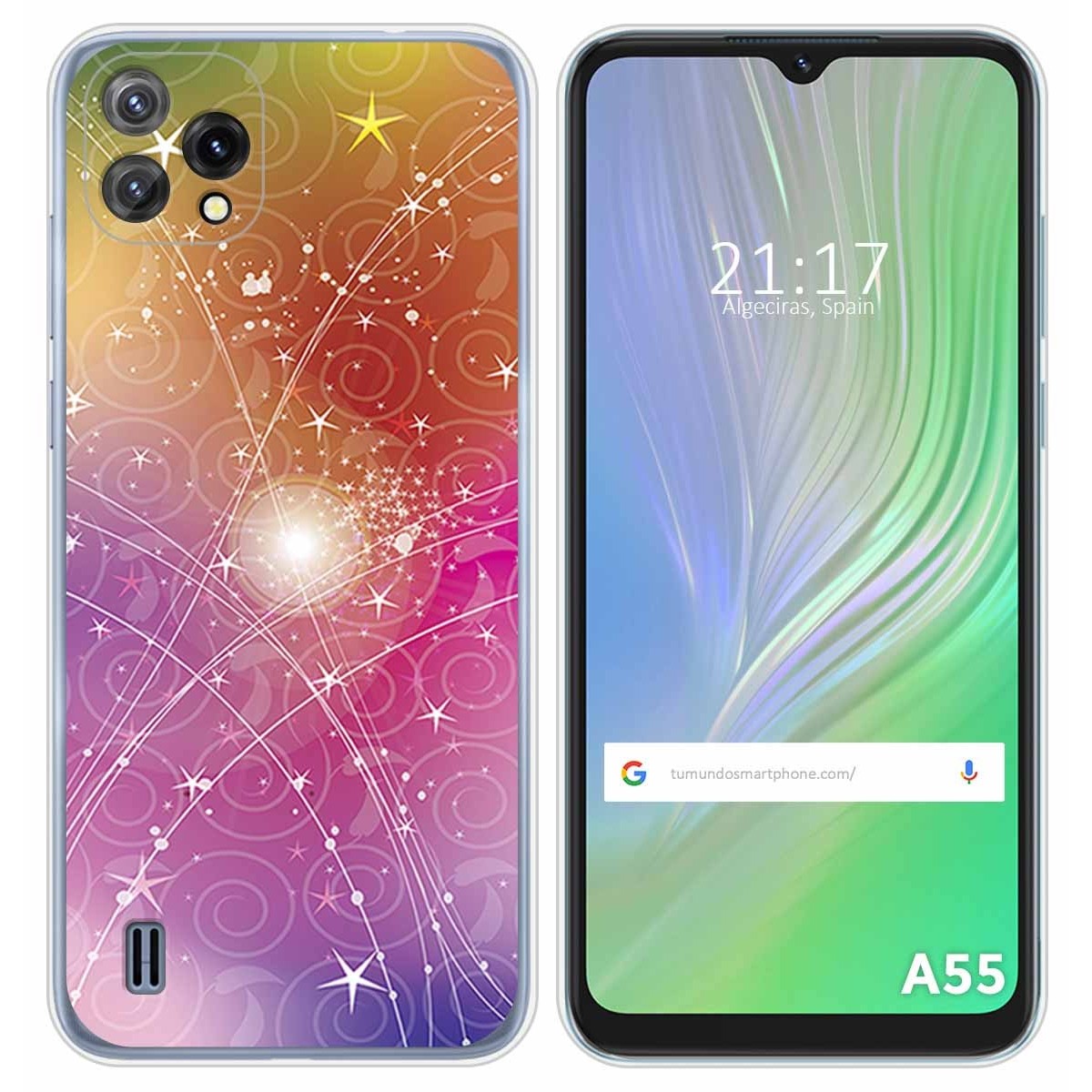 Funda Silicona para Blackview A55 diseño Abstracto Dibujos