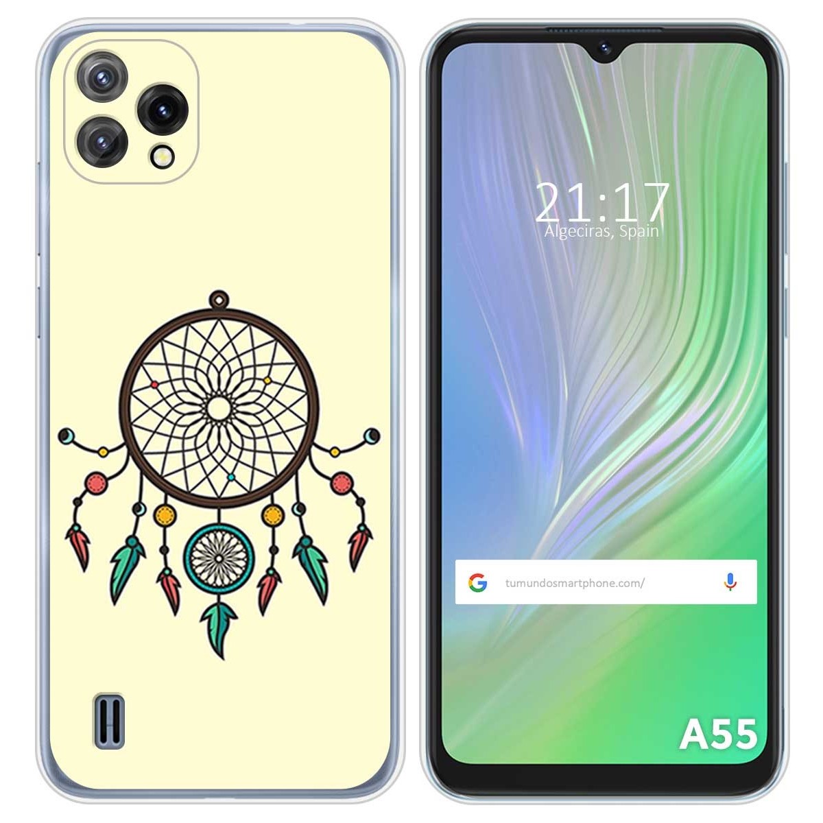Funda Silicona para Blackview A55 diseño Atrapasueños Dibujos